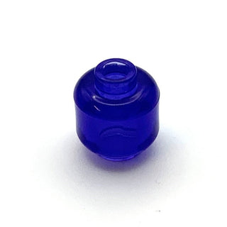 Minifigure, Head (Plain) - Hollow Stud, Part# 3626c Part LEGO® Prototype Trans-Purple  