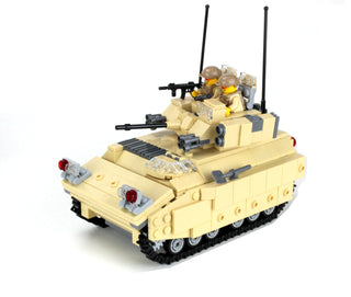 Army M2 Bradley Fighting Tank Building Kit Battle Brick   