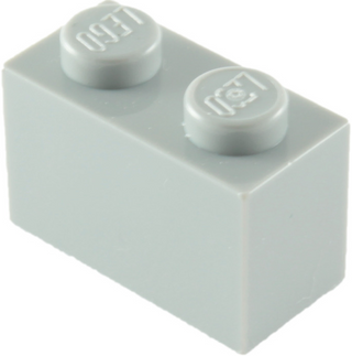 Brick 1x2, Part# 3004 and 3065 Part LEGO® Light Bluish Gray  