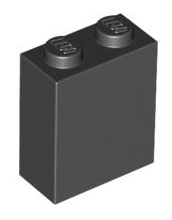 Brick 1x2x2 with Inside Stud Holder, Part# 3245c Part LEGO® Black  