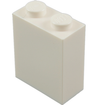 Brick 1x2x2 with Inside Stud Holder, Part# 3245c Part LEGO® White  