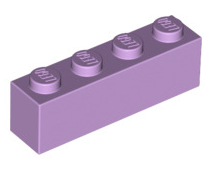 Brick 1x4, Part# 3010 Part LEGO® Lavender  