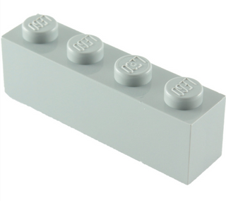 Brick 1x4, Part# 3010 Part LEGO® Light Bluish Gray  