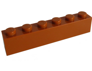 Brick 1x6, Part# 3009 Part LEGO® Dark Orange  