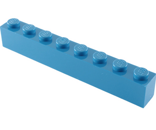 Brick 1x8, Part# 3008 Part LEGO® Blue  