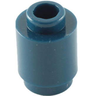 Brick Round 1x1 (Open Stud), Part# 3062b Part LEGO® Dark Blue  