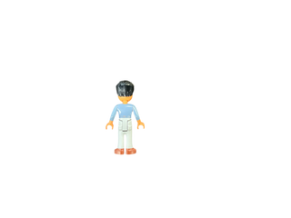 Dr. Marlon - Sand Blue Unbuttoned Shirt, Light Bluish Gray Trousers, Reddish Brown Shoes, frnd595 Minifigure LEGO®   