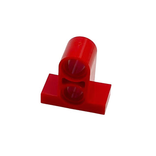 Technic Pin Connector Plate 1x2x1 2/3 with 2 Holes on Top, Part# 32530 Part LEGO® Red