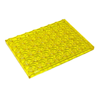 Plate 6x8, Part# 3036 Part LEGO® Decent - Trans-Yellow 1 Part 