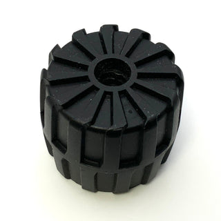 Wheel Hard Plastic Medium (35mm D. x 31mm), Part# 2593 Part LEGO® Very Good - Black  