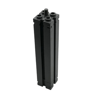 Support 2x2x8 with Channels and Top Peg, Smooth on All Sides, Part# 30646b Part LEGO® Decent - Dark Bluish Gray