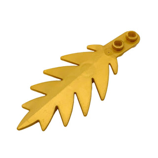 Plant Tree Palm Leaf Small, Part #6148 Part LEGO® Pearl Gold  