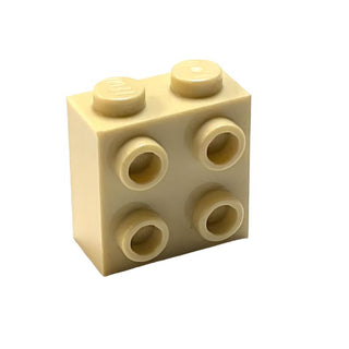 Brick, Modified 1x2x1 2/3 with Studs on Side, Part# 22885 Part LEGO® Tan  