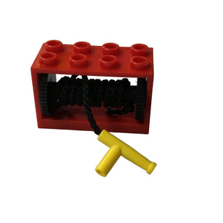 String Reel 2x4 with String and Yellow Nozzle, Part# 4209c07 Part LEGO®   