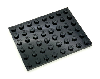 Plate 6x8, Part# 3036 Part LEGO® Black 1 Part 