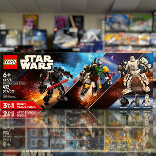 Star Wars Bundle Pack, 3 in 1 Mech Value Pack (Sets 75368, 75369, and 75370) - 66778 Building Kit LEGO®   