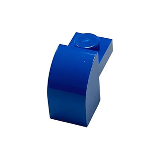 Slope Curved 2x1x1 1/3 with Recessed Stud, Part# 6091 Part LEGO® Blue  