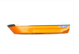 Boat, Hull Unitary 51 x 12 x 6 with Side Bulges with Dark Bluish Gray Top (62791 / 54101), Part# 62791c01 Part LEGO® Very Good/Orange  