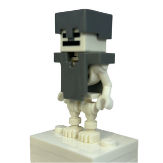 Minecraft Skeleton - Flat Silver Helmet and Armor min018 Minifigure LEGO®