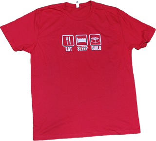 Eat, Sleep, Build T-shirt T-Shirt United Brick Co®   