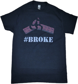 #Broke, T-shirt T-Shirt Atlanta Brick Co   