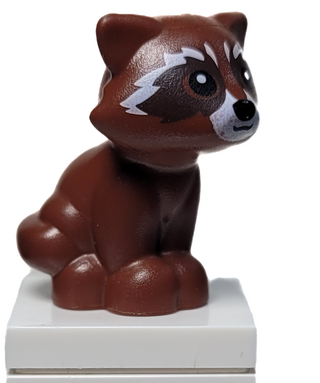 Raccoon, Frieds with White Muzzle, 77110pb02 LEGO® Animals LEGO®   