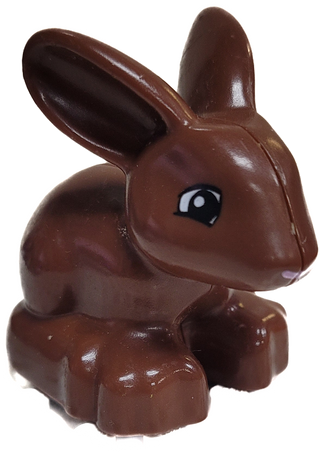 Duplo Bunny/Rabbit, dupbunnyc01pb01 LEGO® Animals LEGO® Reddish Brown  