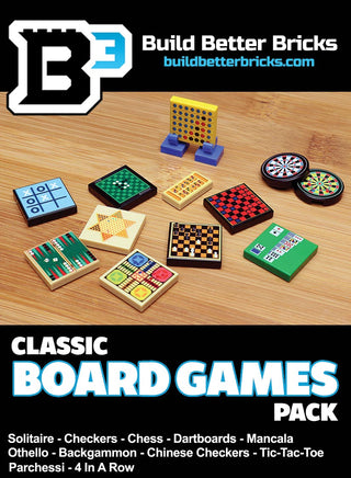 B3 Customs Classic Board Games (Series 1) Custom LEGO Parts B3 Customs