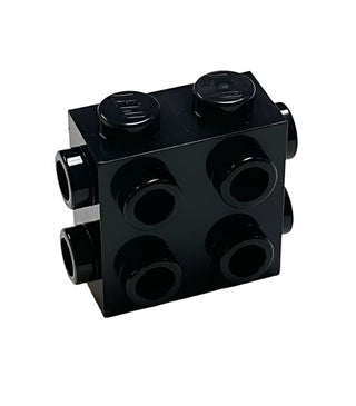 Brick Modified 1 x 2 x1 2/3 with Studs on Side and Ends, Part# 67329 Part LEGO® Black  