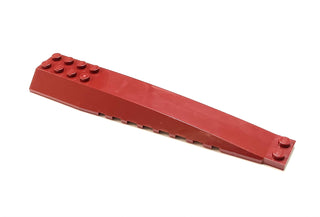 Wedge 16x4 Triple Curved with Reinforcements, Part# 45301 Part LEGO® Dark Red  