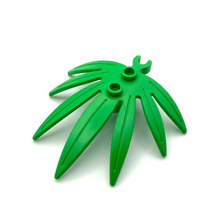 Plant Leaves 6x5 Swordleaf w/ Open Clip, Part# 42949 Part LEGO® Bright Green 1 Part 