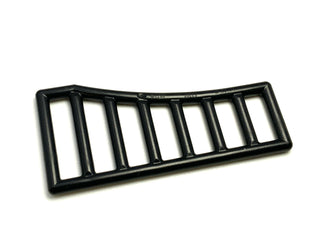 Bar 1x8x3 - 1x8x4 Grille Curved, Part# 95229 Part LEGO® Black  