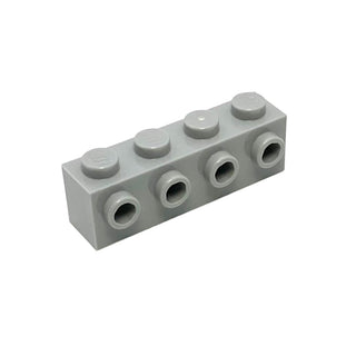 Brick, Modified 1x4 with Studs on Side, Part# 30414 Part LEGO® Light Bluish Gray