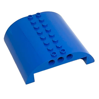 Slope Curved 8x8x2 Double, Part# 54095 Part LEGO® Decent - Blue  