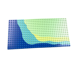 Baseplate 16 x 32 with Beach Pattern, Part# 3857px1 Part LEGO® Very Good  