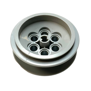 Wheel 43.2mm D. x 18mm - Extended Axle Stem, Part# 32020 Part LEGO® Very Good - Light Bluish Gray  