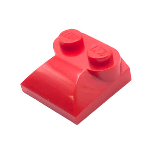 Slope, Curved 2 x 2 x 2/3 with 2 Studs and Curved Sides, Part# 47457 Part LEGO® Red