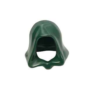 Minifigure Headgear, Jedi Hood, Part# 30381 Part LEGO® Dark Green