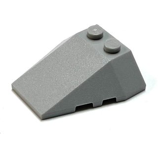 Wedge 4x4 Triple with Stud Notches, Part# 48933 Part LEGO® Light Bluish Gray  