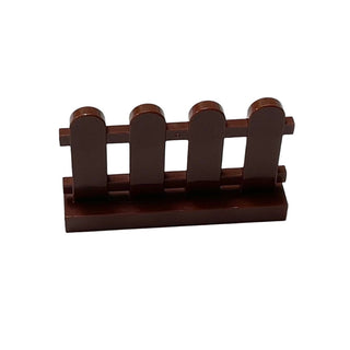 Fence 1x4x2 Paled (Picket), Part# 33303 Part LEGO® Reddish Brown  