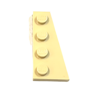 Wedge, Plate 4 x 2 Right, Part# 41769 Part LEGO® Tan  