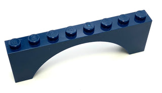 Arch 1x8x2, Part# 3308 Part LEGO® Dark Blue  