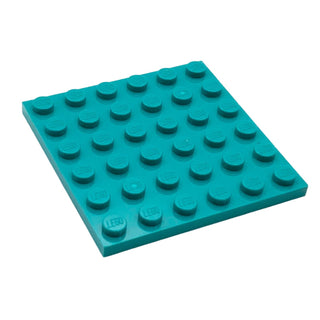 Plate 6x6, Part# 3958 Part LEGO® Dark Turquoise  