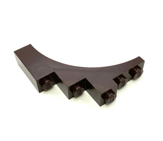 Arch 1x5x4 (Continuous Bow), Part# 2339/14395 Part LEGO® Dark Brown  