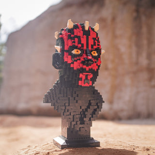 Dark Lord Maul Bust Building Kit Bricker Builds   