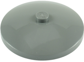 Dish 4x4 Inverted with Solid Stud, Part# 3960 Part LEGO® Dark Bluish Gray  