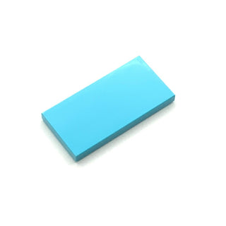 Tile 2x4, Part# 87079 Part LEGO® Medium Azure  