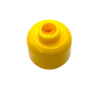 Minifigure, Head (Plain) - Blocked Open Stud, Part# 3626b Part LEGO® Yellow  