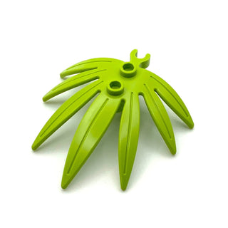 Plant Leaves 6x5 Swordleaf w/ Open Clip, Part# 42949 Part LEGO® Lime Green 1 Part 