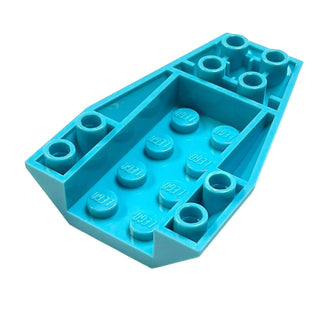 Wedge 6x4 Triple Inverted Curved, Part# 43713 Part LEGO® Medium Azure  